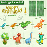 Dinosaur Birthday Party Decorations 113pcs Dinosaur Balloons Include