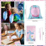 140 Pcs Mermaid Party Favors Gift Bags for Girls Birthday Decorate