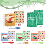 Invisible Ink Pen and Notebook Pack 32 Dinosaur Party Favors for