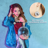 45PCS Disco Ball Cake Decoration Ornaments Reflective Mirror Ball Cake