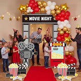4 Pcs Large 20 X 30 Movie Night Cardboard Cutouts Academy Awards