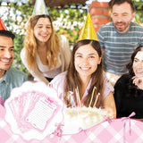 Pasimy 60 Pcs Who Knows the Birthday Girl Best Cards Would She Rather