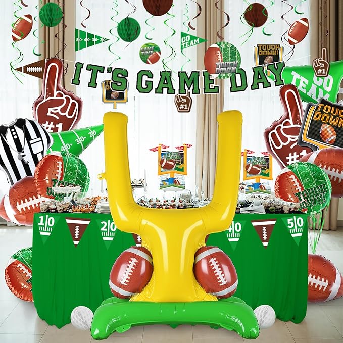 Football Party Decorations Kit Tailgate & Football Birthday
