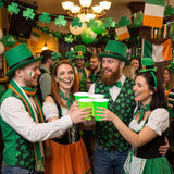 120 Pcs st. patrick's Day Plastic Cups Green Disposable Plastic Cups