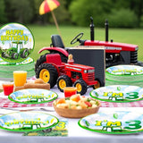 96Pcs Tractor Birthday Party Decorations Tractor 3rd Birthday Party