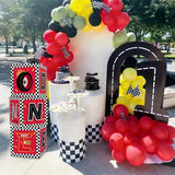 Race Car 1st Birthday Party Supplies Red Yellow Black Balloon Box