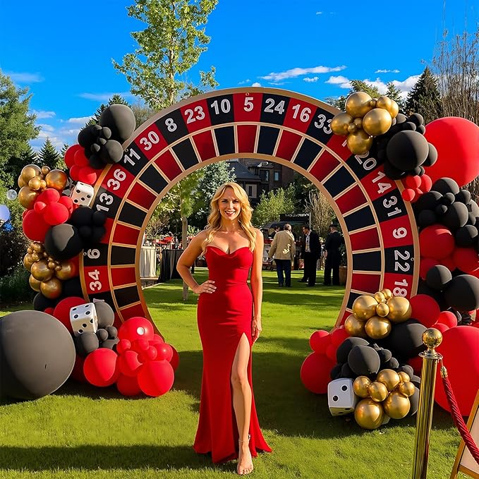 Large Casino Night Party Decorations Casino Night Porch Entryway