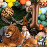 KatchOn, Brown 1 Balloon Number - 40 Inch, Helium Supported | Foil