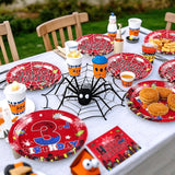 96Pcs Spider 3rd Birthday Decorations for Boys Super Theme Hero 3rd