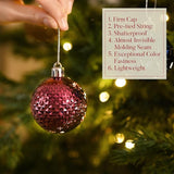 Valery Madelyn Christmas Tree Decorations Ornament Set, 50ct 2.36 #7