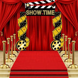 3 Pcs Casino Movie Night Porch Sign Banner Movie Theater Theme Party