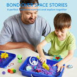 JOVA Klever Kits Outer Space Sensory Bin for Toddlers with Glow in The