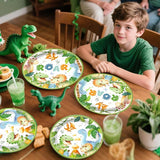 201Pcs Dinosaur Birthday Decorations Tableware Set Serve 25 Dinosaur