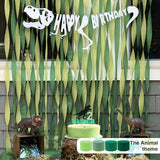 PartyWoo Crepe Paper Streamers 4 Rolls 328ft, Pack of Sage Green