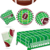 Football Party Supplies Kit Serve 25 Includes Dinner & Dessert