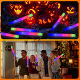LifBetter Light Up Glow Sticks Bulk, LED Foam Sticks in The Dark with