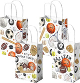 24 Pack Sports Party Favor Bags for Kids All Star Goodie Bags with