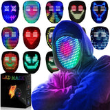 MEGOO Led Mask with Gesture Sensing | Light up Transforming Face Mask