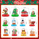 Christmas Party Decorations Festive Christmas Honeycomb Centerpieces