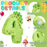 Poen 16 Inch Dinosaur Piñata Number 1 2 3 4 5 6 7 8 9 for Kids