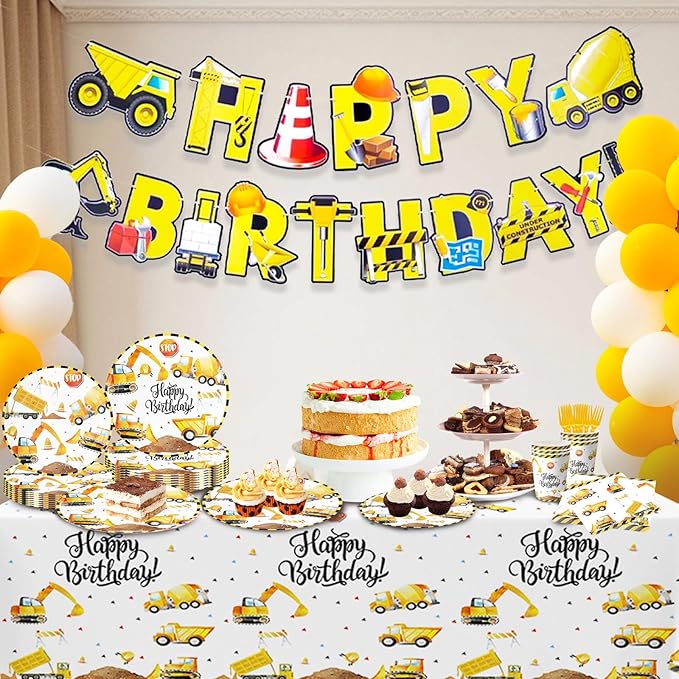 Construction Birthday Party Supplies Construction Birthday