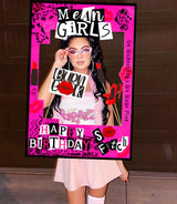 LaVenty Mean Girl Birthday Party Photo Booth Props Frame Mean Girl
