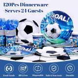 REDWORD Soccer Party Decorations 120Pcs Soccer Birthday Party