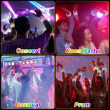 OLUPP 28 Pack Glow Bracelets, Glow in the Dark Party Supplies, 6 Color