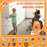 110 Pcs Basketball Party Favors Drawstring Backpack with Keychains