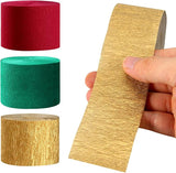 Red-Green Gold Party-Decorations Christmas Streamers - 9 Rolls New