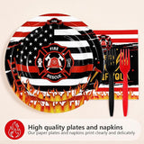 96 Pcs Firefighter Retirement Party Supplies We Are So Proud of You
