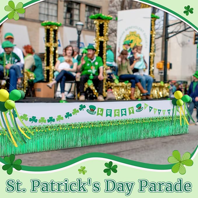 178 Pcs St Patrick's Day Parade Float Decorations for Trailer St