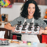 Rsstarxi 24 Pack Halloween Bachelorette Cupcake Toppers Bride or Die