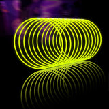 Glow Fever Glow Sticks Bulk 100ct 22'' Glow Necklaces with Connectors,
