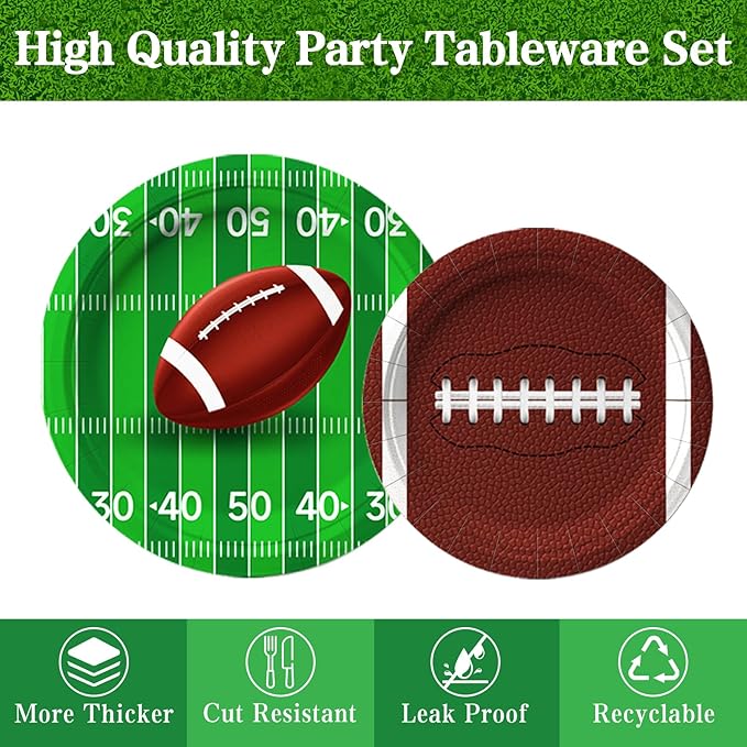 Football Party Supplies Kit Serve 50 Football Party Favors Set