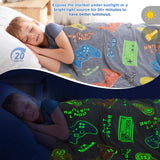 Gaming Blanket Gifts Toys for Boys - Glow in The Dark Game Controller