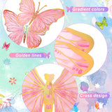 PerKoop 10 Pcs Large Butterfly Centerpieces for Tables Butterfly Party