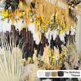 PartyWoo Gold Crepe Paper Streamers 4pcs 328ft Pack of Gold Crepe