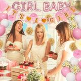 Ouddy Party Pink Baby Shower Decorations for Girls with Its a Girl