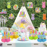 57pcs Easter Party Decorations Banner Set Include Happy Easter