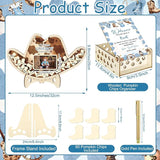 63 Pcs Cowboy Baby Shower Guest Book Alternatives Set Baby Shower