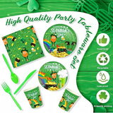210 Pcs Happy St Patrick's Day Party Supplies Plates Napkins Cups