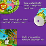 Safari Jungle Theme Birthday Party Decorations Tableware Set Wild