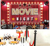 Movie Night Hollywood Party Decorations Oscar Camera Film Action