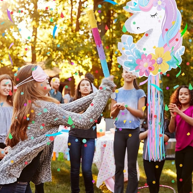 Unicorn Piñata Unicorn Party Supplies Piñata Bundle with Hair Clip