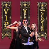 Movie Night Porch Sign Banner Movie Theme Party Decorations Theater