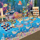 96PCS Under the Sea Party Decorations Ocean Sea Birthday Tableware