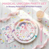Unicorn Themed Party Decorations Supplies Rainbow Unicorn Themed