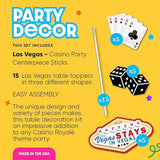 Big Dot of Happiness Las Vegas Casino Party Centerpiece Sticks Table