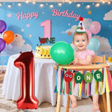 Hungry Caterpillar Highchair Banner for Baby First Birthday Party